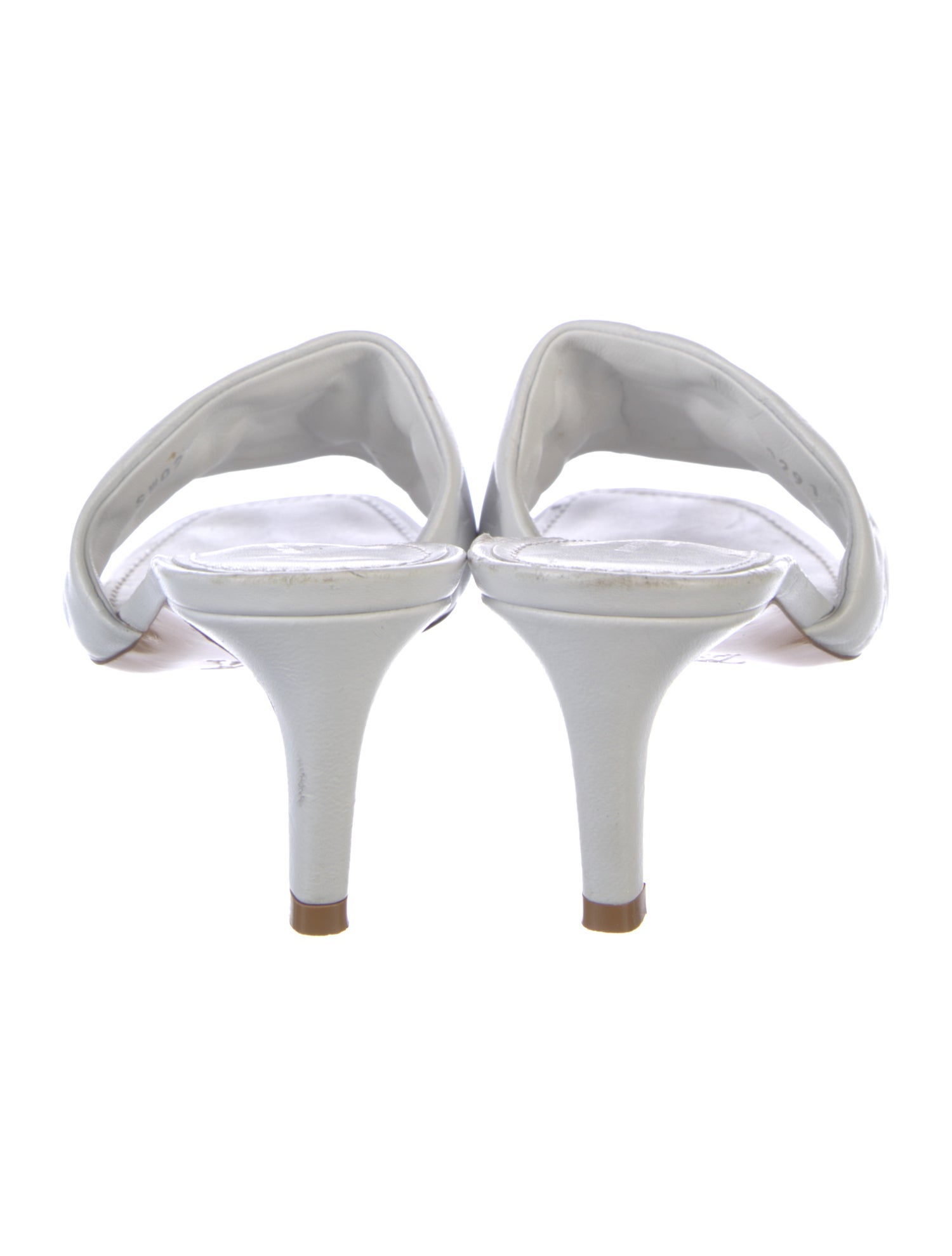 Louis Vuitton LV Monogram Leather Slides